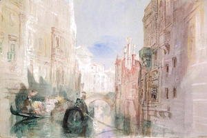 Turner - A Canal near the Arsenale, Venice