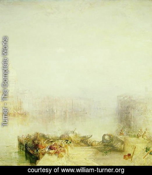 Turner - The Dogana and Santa Maria della Salute, Venice, 1843