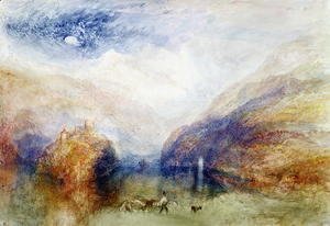 Turner - The Lauerzersee with the Mythens, c.1848