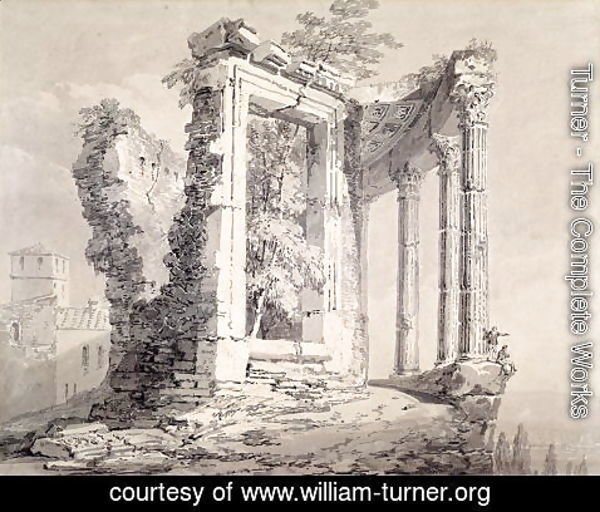 Turner - Temple of the Sibyl, Tivoli