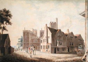 Turner - A View of the Archbishops Palace, Lambeth, 1790