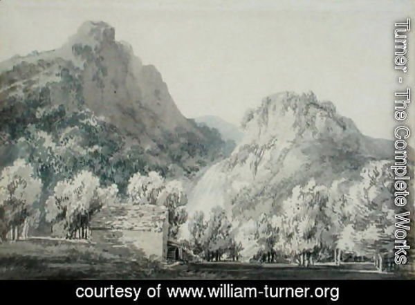 Turner - Waterfall at Lodore, Cumberland