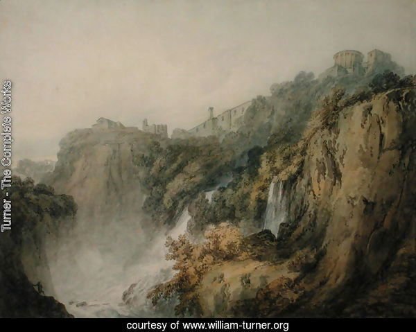 Tivoli with the Temple of the Sibyl and the Cascades, c.1796-97