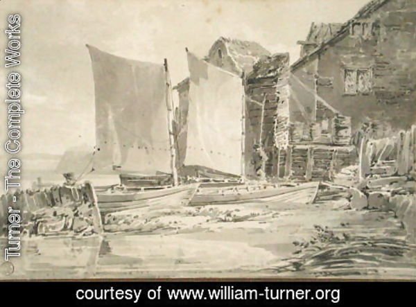 Turner - Fishermans Cottage, Dover, 1790s