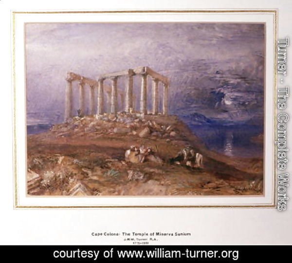 Turner - The Temple of Minerva at Sunium, Cape Colonna