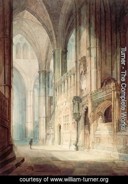 Turner - St. Erasmus in Bishop Islips Chapel, Westminster Abbey, 1796