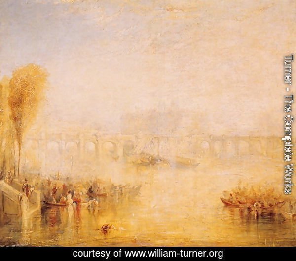 Turner View of the Pont Neuf, Paris Painting Reproduction