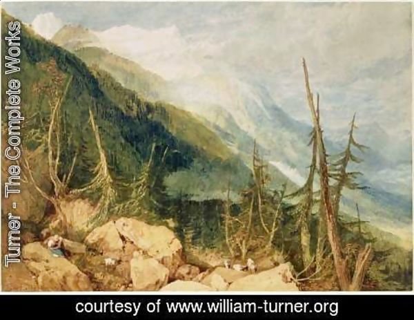 Turner - The Valley of Chamonix, 1800