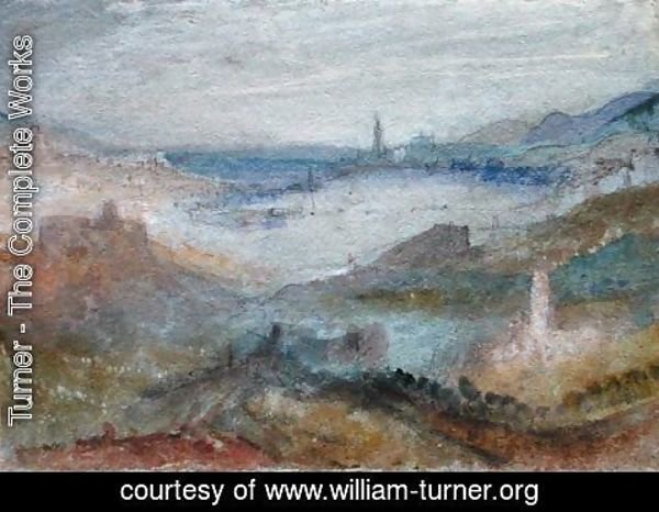 Turner - Extensive View of a Lake
