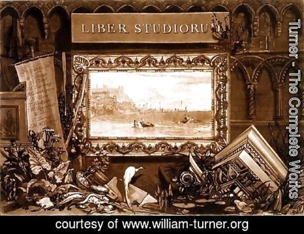 Turner - Frontispiece to Liber Studiorum, engraved by J. C. Easling fl.1788-1815 181