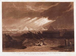 The Fifth Plaque of Egypt, engraved by Charles Turner 1773-1857 1808