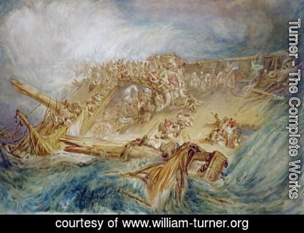 Turner - The Loss of an East Indiaman, c.1818