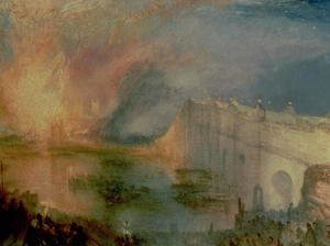 Turner - The Burning of the Houses of Parliament, 16th October 1834, c.1835