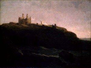 Dunstanborough Castle, Sunrise after a Squally Night, 1798