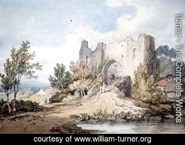 Turner - Llanblethian Castle Gateway, 1797