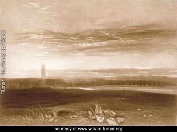 Gloucester Cathedral, from the Little Liber, engraved by the artist, c.1826