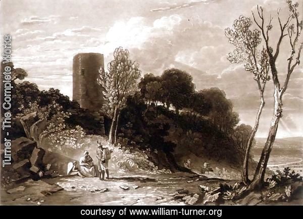 Winchelsea, Sussex, from the Liber Studiorum, engraved by J.C. Easling, 1812