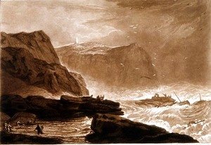 Coast of Yorkshire, from the Liber Studiorum, engraved by William Say, 1811
