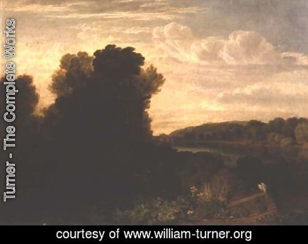 Turner - The Thames at Weybridge, c.1807-10