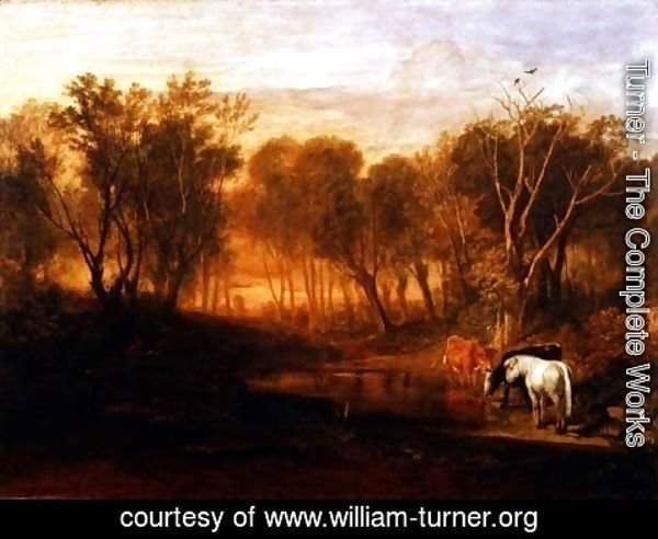 Turner - The Forest of Bere, c.1808