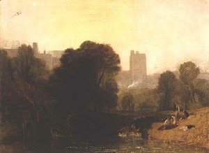 Turner - Near the Thames Lock, Windsor, c.1809