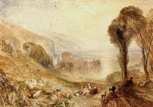 Turner - Tancarville on the Seine, 1840