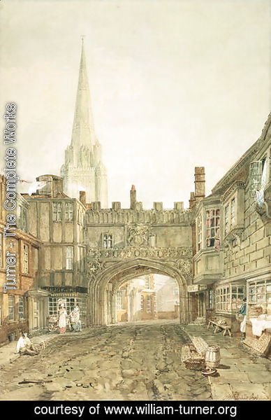 Turner - Gateway to the Close, Salisbury