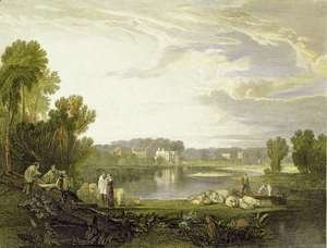 Turner - Alexander Popes Villa, Twickenham 1811