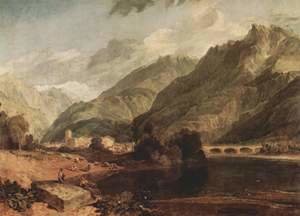 Turner - Bonneville, Savoy with Mont Blanc