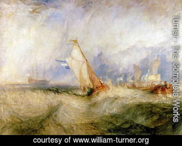 Turner - Van Tromp Going About to Please His Masters - Ships a Sea Getting a Good Wetting, 1844