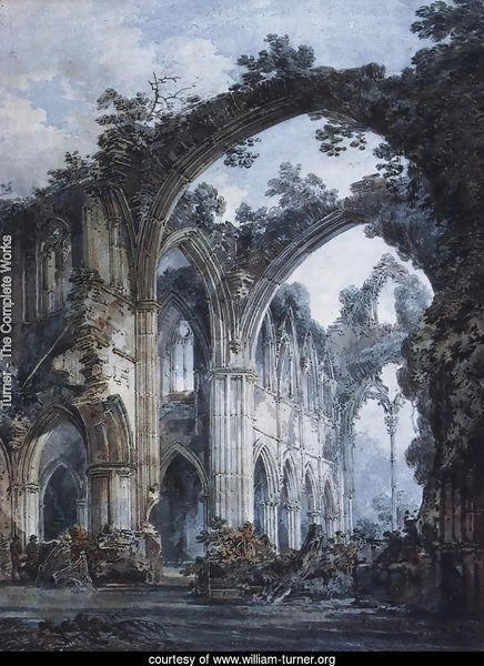 Inside of Tintern Abbey