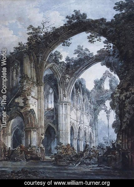 Turner - Inside of Tintern Abbey