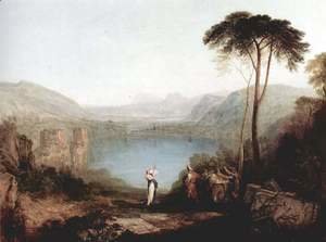 Turner - Avernus lake, Aeneas and the Cumaei Sibylle