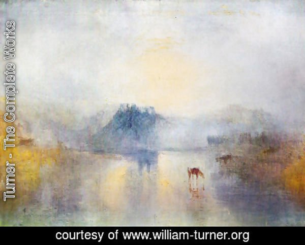 Turner - Dawn in Norham Castle