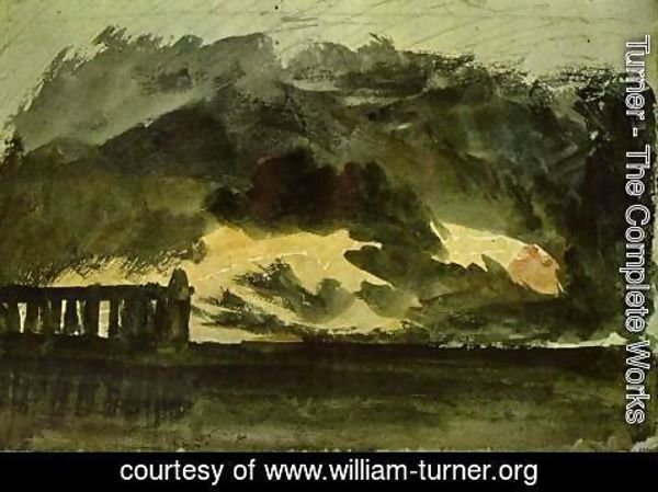 Turner - Paestrum in the storm