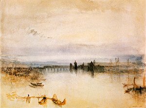 Turner - Sketch of the town center of Konstanz