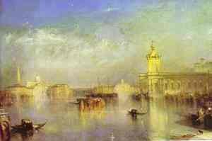 Turner - The Dogana, San Giorgio, Citella, From the Steps of the Europa
