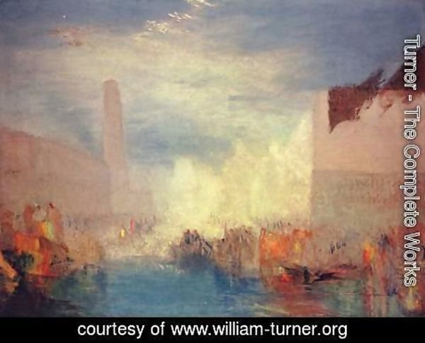 Turner - Venice. Opinion of the Piazzetta