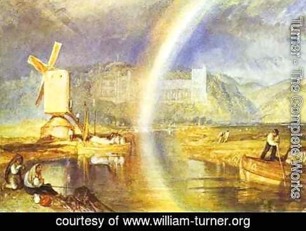 Turner - Arundel Castle With Rainbow 1824
