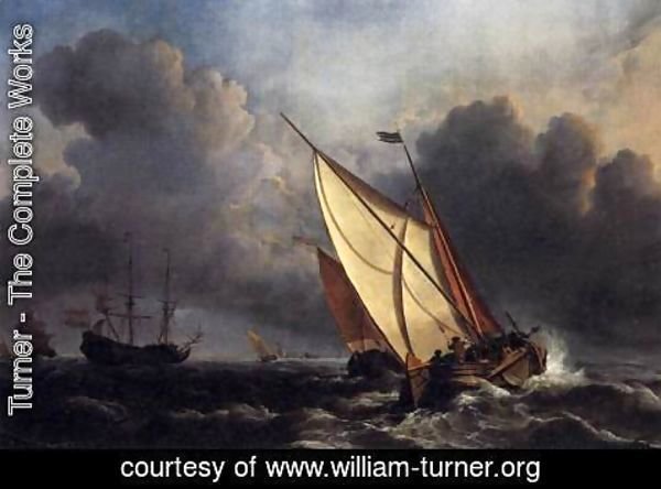 Turner - Dutch Fishing Boats in a Storm 1801