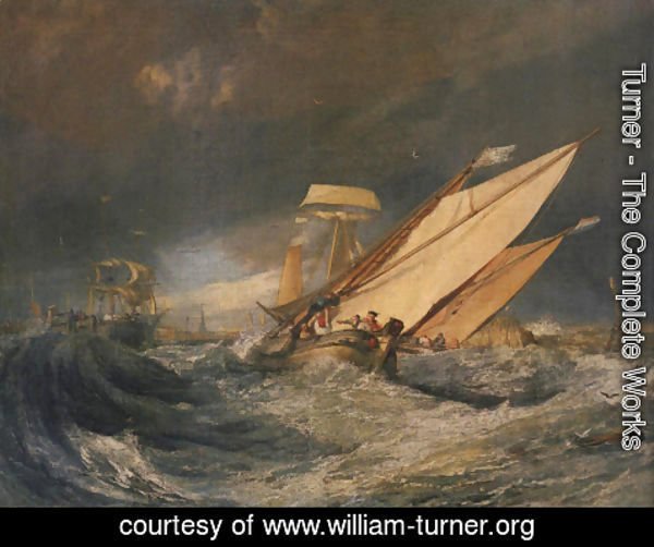 Turner - Fishing Boats Entering Cal 1803