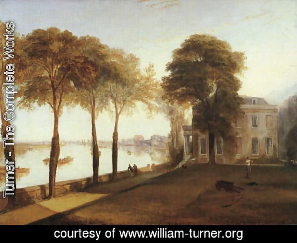 Turner - Mortlake Terrace Early Summer Morning 1826