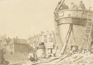 Turner - A boatbuilder's yard, Dover