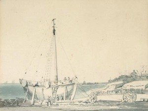 Turner - Boat-building at Dover