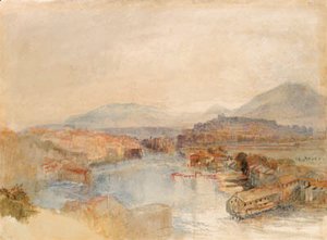 Turner - Geneva from the West, from the junction of the Arve and the Rhone