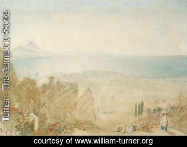 Turner - View of Naples with Vesuvius in the distance, morning