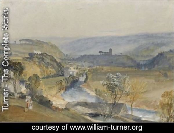 Turner - The Valley Of Washburn And Leathley Church