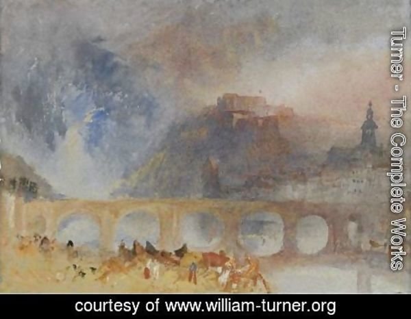 Turner - View Of Givet, On The Meuse, South Of Dinant