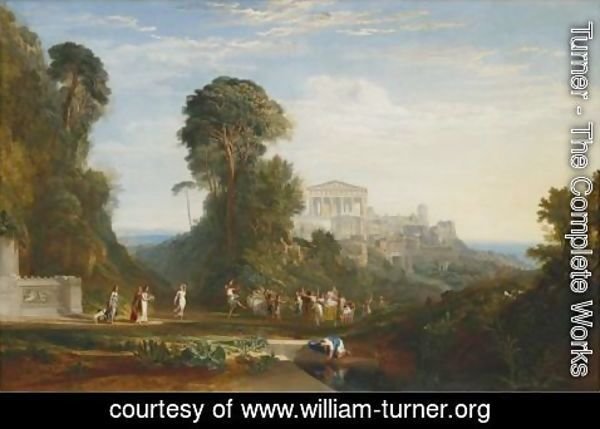 Turner - The Temple Of Jupiter Panellenius Restored
