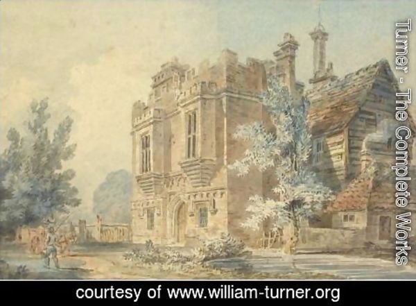 Turner - View Of The Gatehouse At Rye House, Hertfordshire
